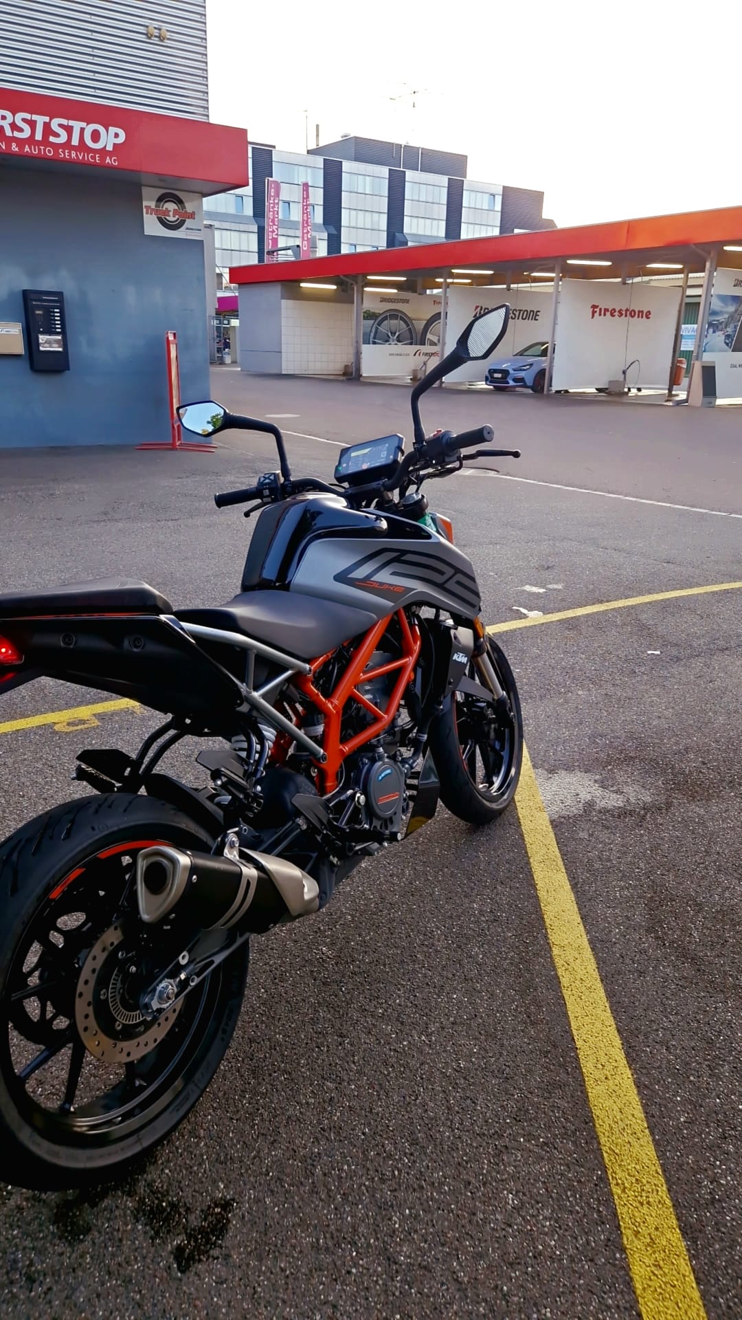 Ein Bild eines Motorrads