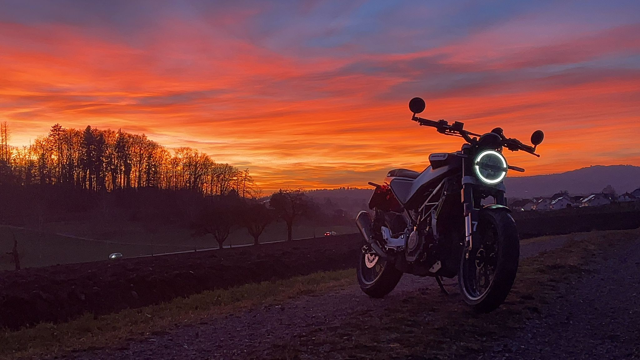 Ein Bild eines Motorrads